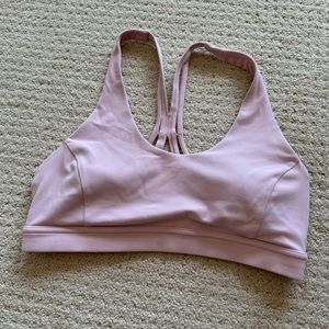 Lululemon Pink Sports Bra sz 8